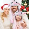 550x687-309.jpg Unyqoos® Pluche Eenhoorn Muts met Beweegbare Oren voor Cosplay en Feestjes
