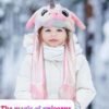 550x687-311.jpg Unyqoos® Pluche Eenhoorn Muts met Beweegbare Oren voor Cosplay en Feestjes
