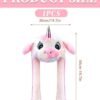 550x687-312.jpg Unyqoos® Pluche Eenhoorn Muts met Beweegbare Oren voor Cosplay en Feestjes