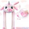 550x687-313.jpg Unyqoos® Pluche Eenhoorn Muts met Beweegbare Oren voor Cosplay en Feestjes
