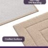 550x687-322.jpg Unyqoos® Extra zachte en absorberende badmat voor badkamer en douche, wasbaar, beige