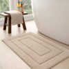 550x687-323.jpg Unyqoos® Extra zachte en absorberende badmat voor badkamer en douche, wasbaar, beige