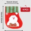 550x687-326.jpg Unyqoos® Set van 4 decoratieve mini-kerstkousen met feestelijke ontwerpen voor kerstversiering