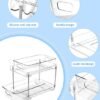 550x687-329.jpg Unyqoos® Multifunctionele Transparante Organizer Met Schuiflade Voor Keuken, Badkamer En Slaapkamer, 2 Stuks