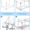 550x687-332.jpg Unyqoos® Multifunctionele Transparante Organizer Met Schuiflade Voor Keuken, Badkamer En Slaapkamer, 2 Stuks