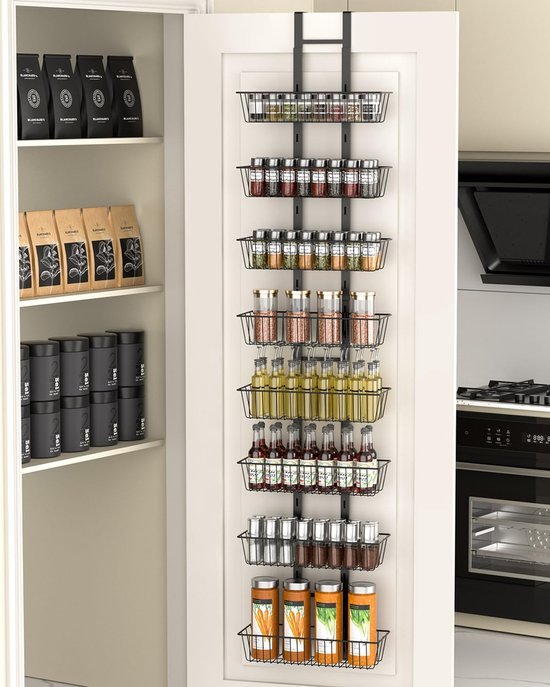 550x687-336.jpg Unyqoos® Verstelbare opbergeenheid voor achter de deur met acht metalen planken
