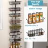550x687-338.jpg Unyqoos® Verstelbare opbergeenheid voor achter de deur met acht metalen planken