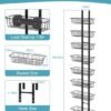 550x687-339.jpg Unyqoos® Verstelbare opbergeenheid voor achter de deur met acht metalen planken