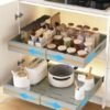 550x687-342.jpg Unyqoos® Verstelbare uittrekbare lade voor keuken en badkamer met eenvoudig installatie