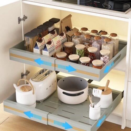 550x687-342.jpg Unyqoos® Verstelbare uittrekbare lade voor keuken en badkamer met eenvoudig installatie