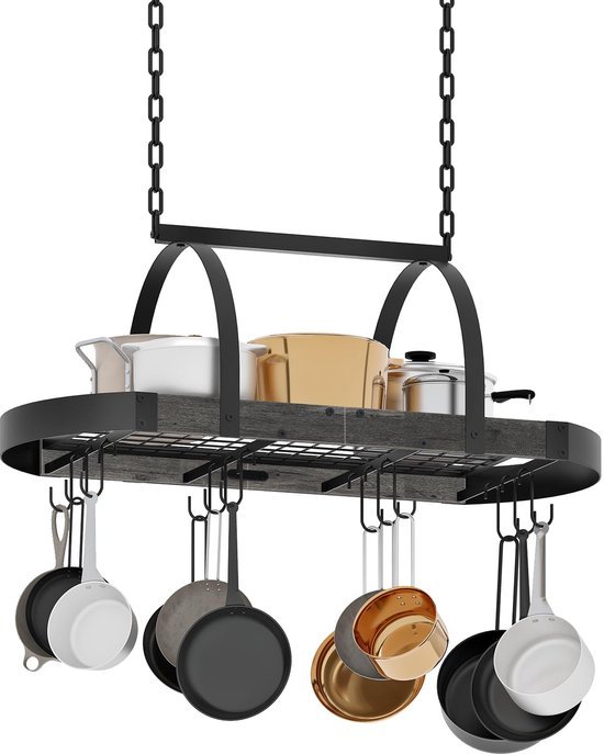 550x687-355.jpg Unyqoos® Ruimtebesparend hangend keukenkastrek met 12 haken voor georganiseerde keuken