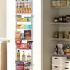 Unyqoos® Verstelbare wand- en deurorganizer met 9 opbergrekken voor keuken en badkamer