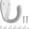 550x687-403.jpg Unyqoos® Set van 6 witte ijzeren kledinghaken voor garderobe en interieurdecoratie