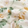 Unyqoos® Comfortabele katoenen beddengoedset met plantenpatroon en ritssluiting