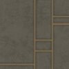 Unyqoos® Stijlvol goudbruin vliesbehang met metallic strepen voor elke kamer