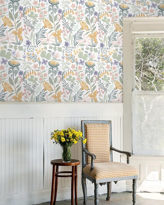 550x687-87.jpg Unyqoos® Zelfklevend bloemenbehang voor muurdecoratie in diverse ruimtes