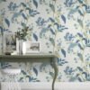 Unyqoos® Waterdicht zelfklevend behang met vogels en bloemen voor interieurdecoratie 41 cm x 3 m