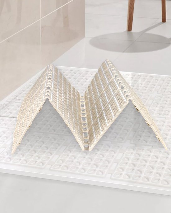 Unyqoos ® Veilige Antislip Douchemat met Zuignappen en Snelle Afwatering voor Comfortabel Douchen