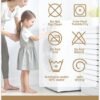 Unyqoos® Zachte en Absorberende Witte Badmat met Antislip Achterkant 50 x 80 cm