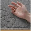 Unyqoos® Grijze badmat voor badkamer en wasruimte met antislip en sneldrogende eigenschappen