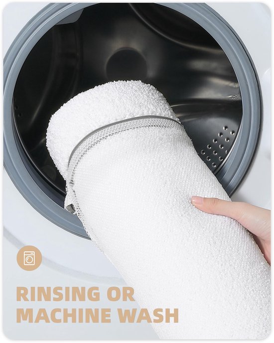 550x688-26.jpg Unyqoos® Zachte en Antislip Badmat in Witte Kleur voor Veilige Badkamerervaring