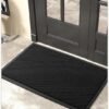 Unyqoos ® Grijze Antislip Deurmat voor Buiten en Binnen met Laag Profiel, Gemakkelijk te Reinigen, 43 x 76 cm