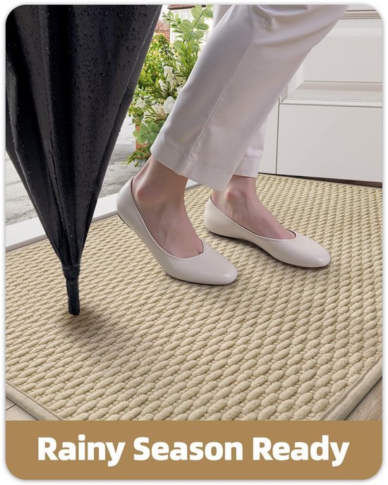 550x688-34.jpg Unyqoos® Zachte en Antislip Deurmat voor Binnen met Efficiënte Vuilopvang en Gemakkelijk Onderhoud