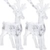 550x688-39.jpg Unyqoos® Set van 2 Transparante Acryl Rendieren voor Kerst- en Feestdecoratie
