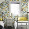 Unyqoos® Zelfklevend vintage bloemenbehang met aquarel motief voor muren en meubels