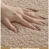 Unyqoos® Beige wasbare badmat met antislip voor badkamer en douche