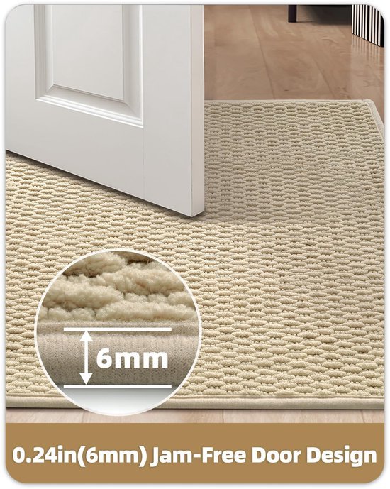 550x689-25.jpg Unyqoos® Zachte en Antislip Deurmat voor Binnen met Efficiënte Vuilopvang en Gemakkelijk Onderhoud