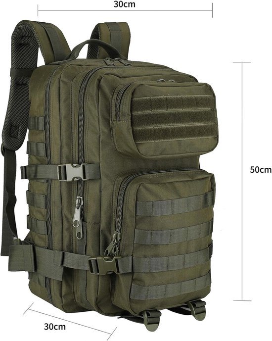 Unyqoos ® Ruime Outdoor Tactische Rugzak Met Waterafstotende Eigenschappen Voor Survival En Avontuur Unyqoos ® Ruime Outdoor Tactische Rugzak Met Waterafstotende Eigenschappen Voor Survival En Avontuur