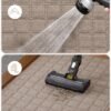 Unyqoos® Stijlvolle en Functionele Deurmat voor Binnengebruik, Absorberend en Antislip Ontwerp, 61 x 92 cm, Kaki