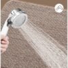 Unyqoos® Super absorberende antislip badmat van gelamineerd traagschuim voor badkamer en douche, 50 x 80 cm, grijs-kaki