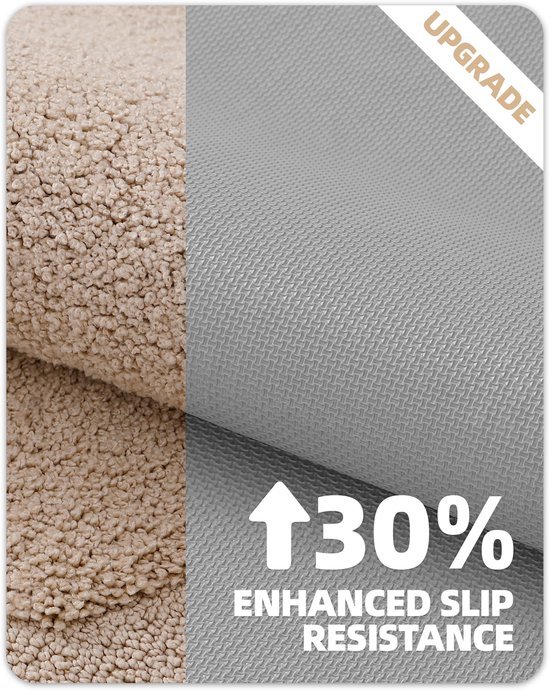 Unyqoos® Absorberende wasbare badmat met antislip voor badkamer en bijkeuken