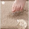 Unyqoos® Zachte en Absorberende Badmat voor Douche en Badkamer - Beige, Antislip, Wasbaar, 61 x 110 cm