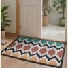 Unyqoos® Kleine deurmat met antislip en vuilopvang voor binnen en buiten gebruik, 32x59 cm