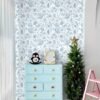 550x691-9.jpg Unyqoos® Zelfklevend blauw-wit bloemenpatroon vinylbehang voor diverse oppervlakken