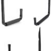 550x692-18.jpg Unyqoos® Set van 6 multifunctionele zwarte wandhaken voor garage en kelderopslag