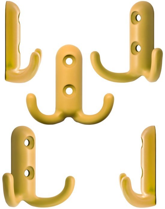 550x694-6.jpg Unyqoos® Set van vijf kleurrijke dubbele haken voor kinderkamers en kleuterscholen