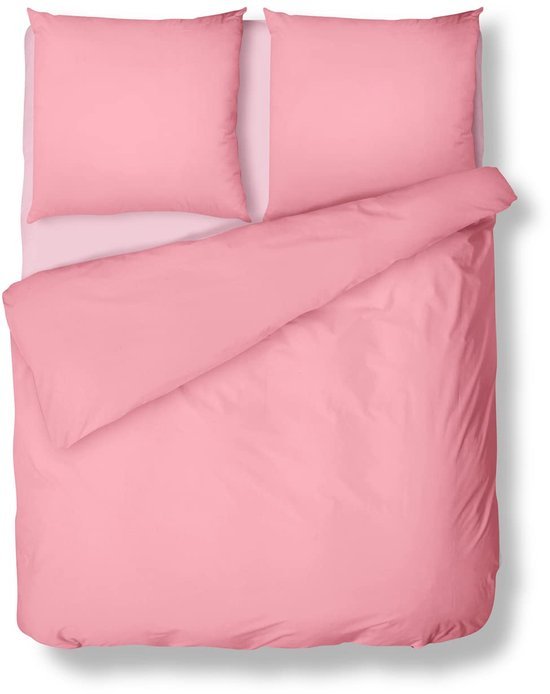 Unyqoos® Zacht Roze Beddengoed Set van Microvezel met Ritssluiting voor Tweepersoonsbed