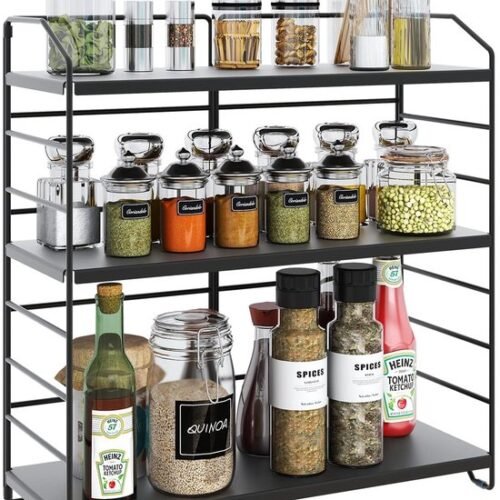 550x696-15.jpg Unyqoos® Stijlvol en Functioneel Verstelbaar Drielaags Opbergrek voor Keuken, Badkamer en Slaapkamer