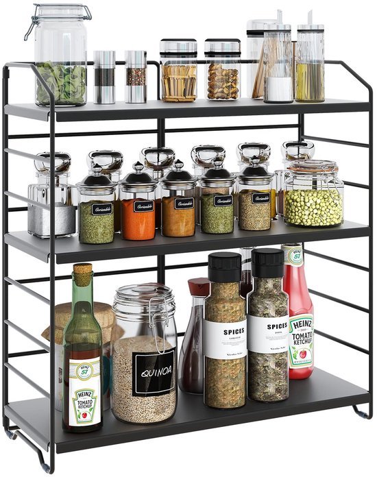 550x696-15.jpg Unyqoos® Stijlvol en Functioneel Verstelbaar Drielaags Opbergrek voor Keuken, Badkamer en Slaapkamer