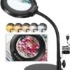 550x696-5.jpg Unyqoos® Verstelbare LED-verlichte vergrootglaslamp met flexibele zwanenhals en standaard