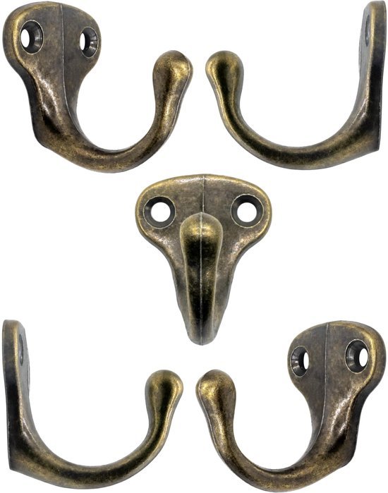 550x699-14.jpg Unyqoos® Set van 5 elegante bronzen haken voor garderobe en handdoeken