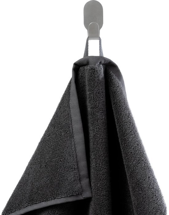 Unyqoos® Ultrazachte Luxe Handdoekenset van 100% Katoen in Elegant Donkergrijs 50 x 100 cm
