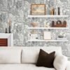 550x701-13.jpg Unyqoos® Zelfklevend vinyl behang met bladerenpatroon voor interieurdecoratie