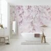 Unyqoos® Vliesbehang met Kersenbloesem Print voor Woonkamer of Slaapkamer Decoratie