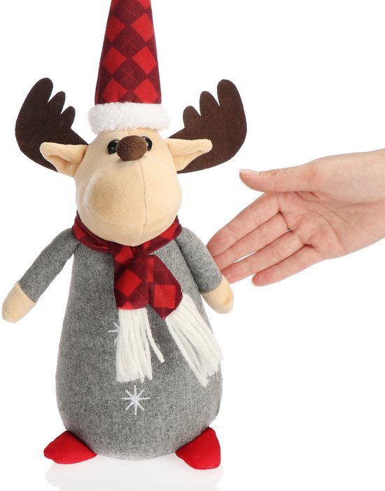 Unyqoos® Charmante rendierdecoratie voor een sfeervolle kerst in huis en kantoor