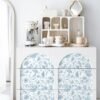 550x702-10.jpg Unyqoos® Zelfklevend blauw-wit bloemenpatroon vinylbehang voor diverse oppervlakken